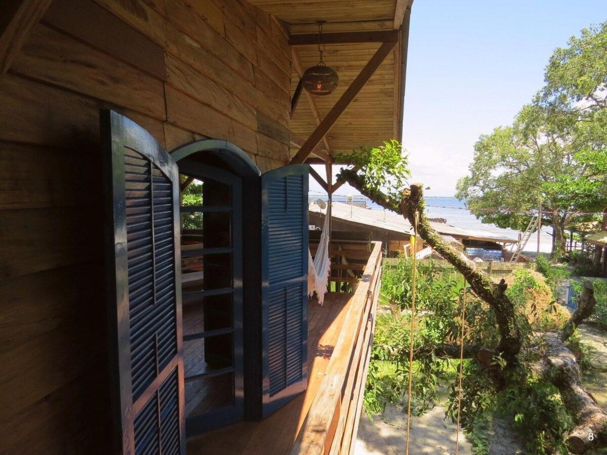 Casa Estilosa E Rustica Com Vista Para O Por Do Sol Da Ilha Do Mel! Ngoại thất bức ảnh