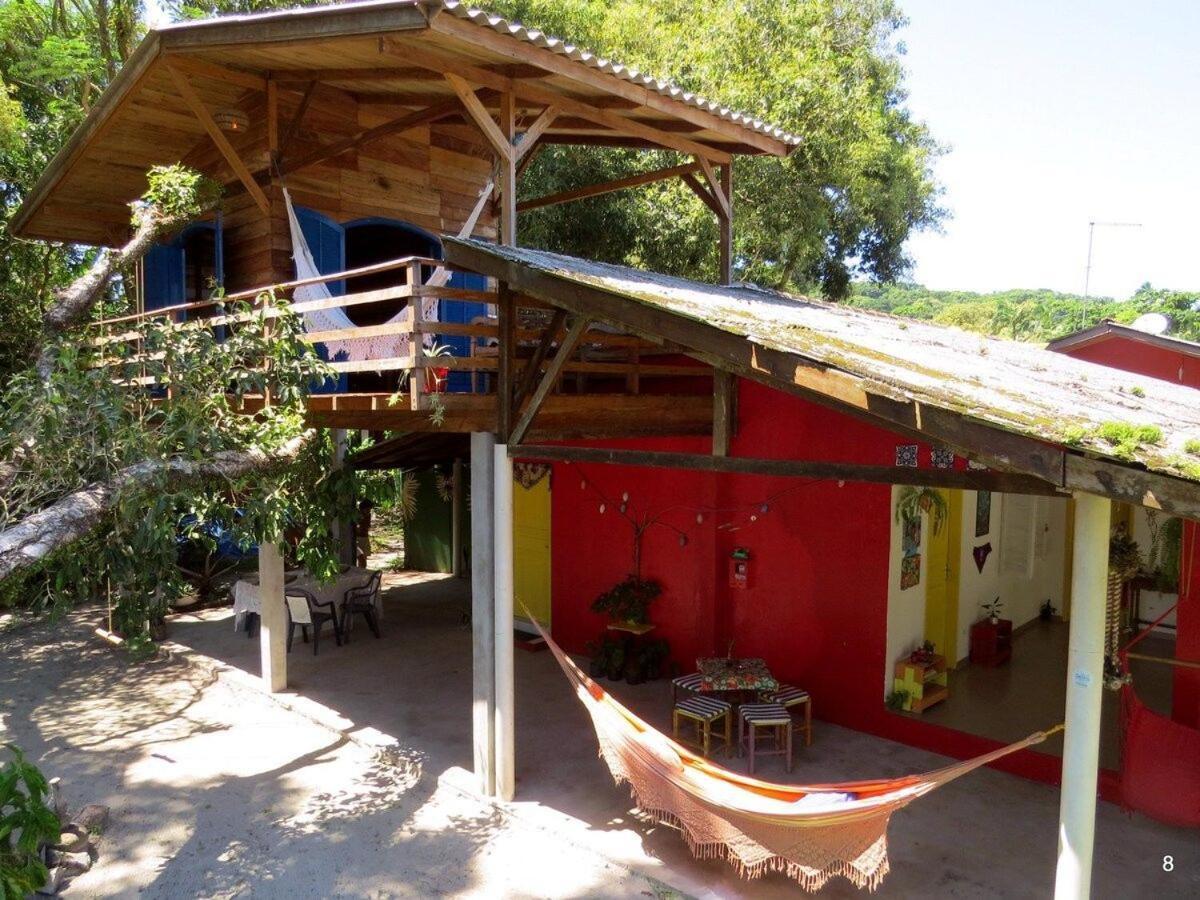Casa Estilosa E Rustica Com Vista Para O Por Do Sol Da Ilha Do Mel! Ngoại thất bức ảnh
