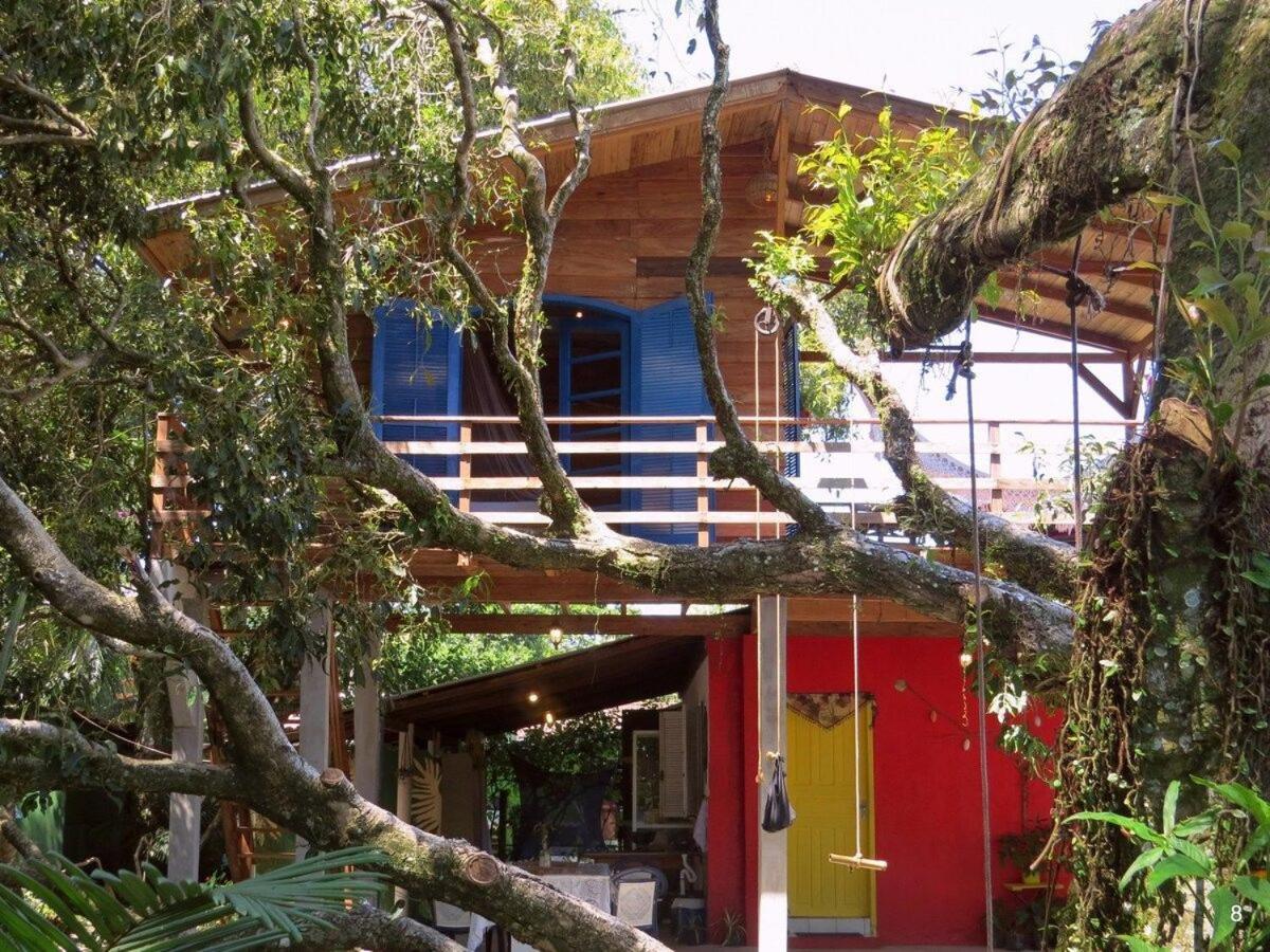 Casa Estilosa E Rustica Com Vista Para O Por Do Sol Da Ilha Do Mel! Ngoại thất bức ảnh