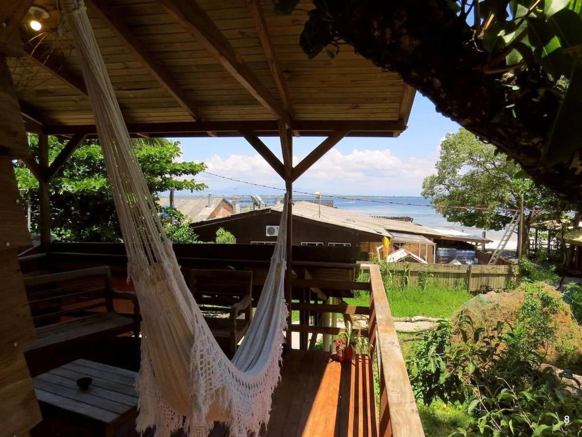 Casa Estilosa E Rustica Com Vista Para O Por Do Sol Da Ilha Do Mel! Ngoại thất bức ảnh